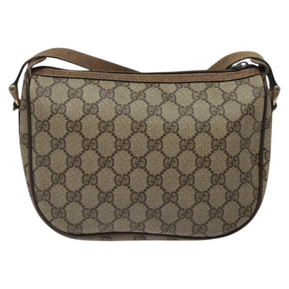 GUCCI GG Supreme Web Sherry Line Shoulder Bag Pvc Beige 89 02 032 - Picture 3 of 16